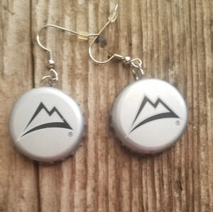 COORS Light bottle cap earrings